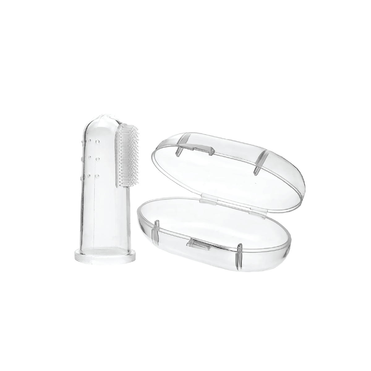FINGER TOOTHBRUSH WITH CASE