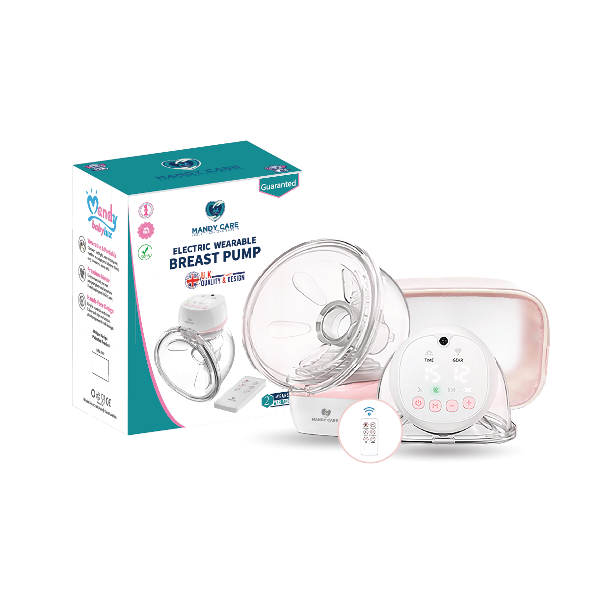 ELECTRIC WEARABLE BREAST PUMP