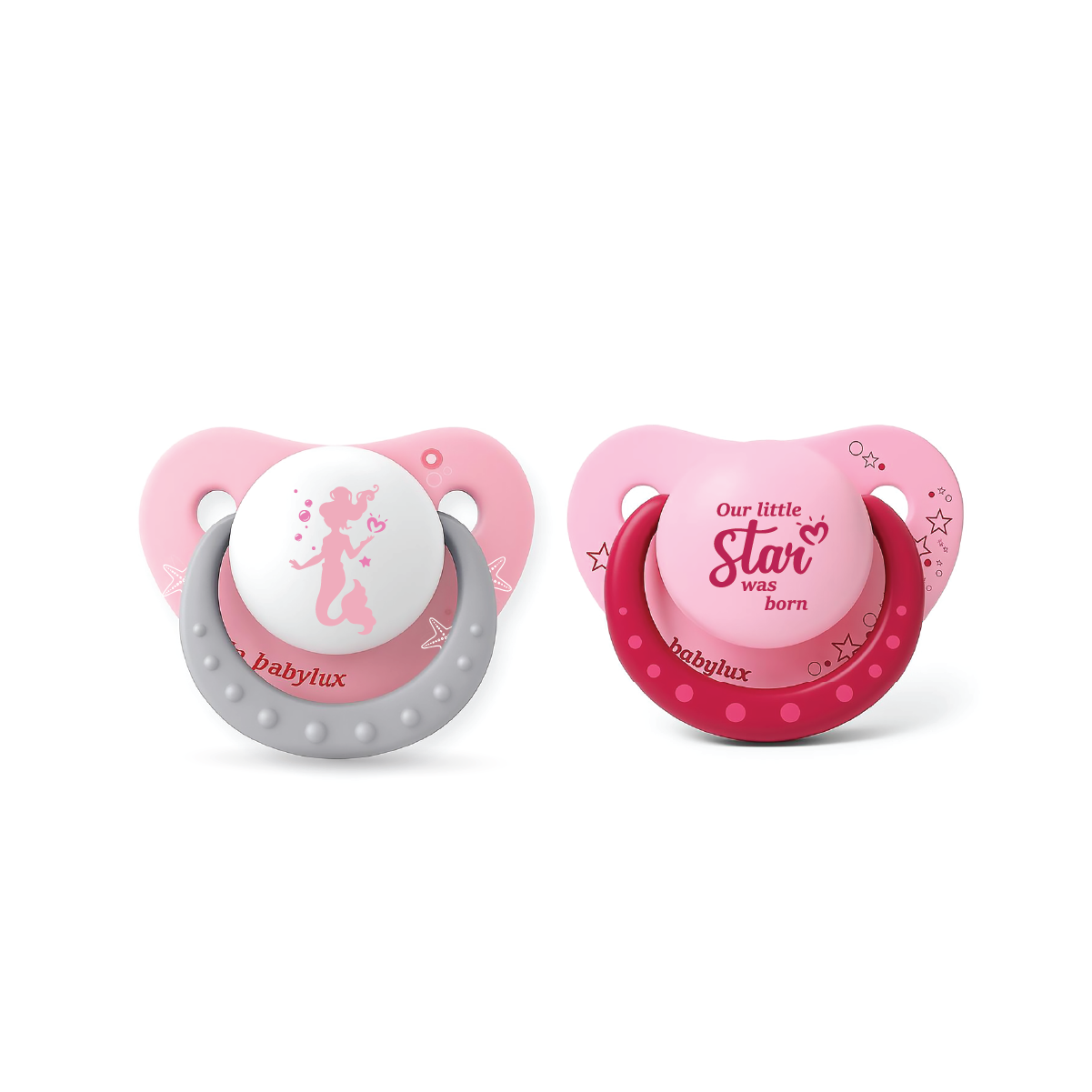 SILICONE PACIFIER WITH COVERS
